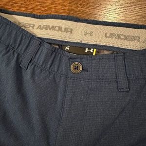 Mens Under Armour Match Play‎ Blue golf shorts 34 UA